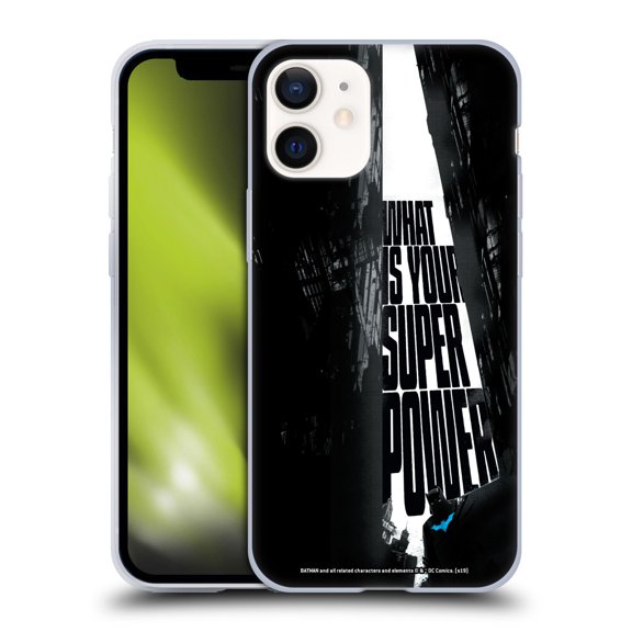Head Case Designs Officially Licensed Batman DC Comics Duality Super Power Soft Gel Case Compatible with Apple iPhone 12 Mini