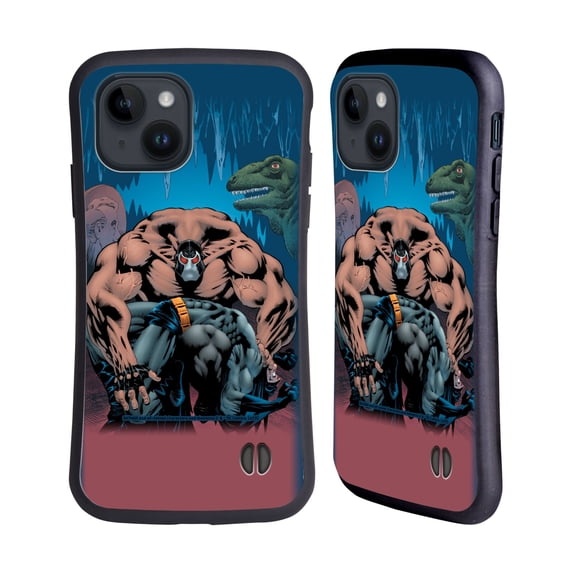 Head Case Designs Officially Licensed Batman DC Comics Famous Comic Book Covers Bane Knightfall Volume On Hybrid Case Compatible with Apple iPhone 15