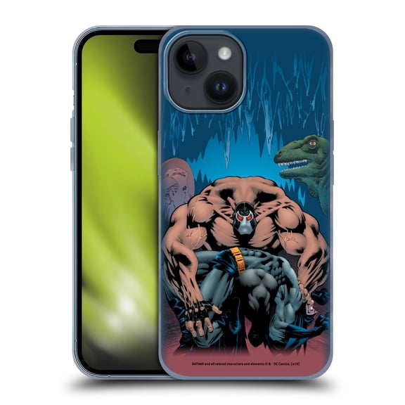 Head Case Designs Officially Licensed Batman DC Comics Famous Comic Book Covers Bane Knightfall Volume On Soft Gel Case Compatible with Apple iPhone 15