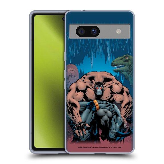 Head Case Designs Officially Licensed Batman DC Comics Famous Comic Book Covers Bane Knightfall Volume On Soft Gel Case Compatible with Google Pixel 7a