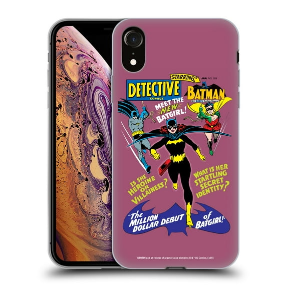 Head Case Designs Officially Licensed Batman DC Comics Famous Comic Book Covers Batgirl Robin Detective Comics 359 Soft Gel Case Compatible with Apple iPhone XR