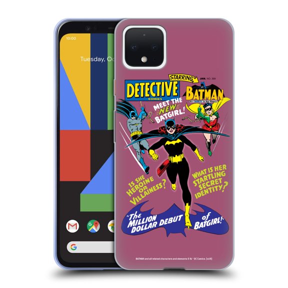 Head Case Designs Officially Licensed Batman DC Comics Famous Comic Book Covers Batgirl Robin Detective Comics 359 Soft Gel Case Compatible with Google Pixel 4
