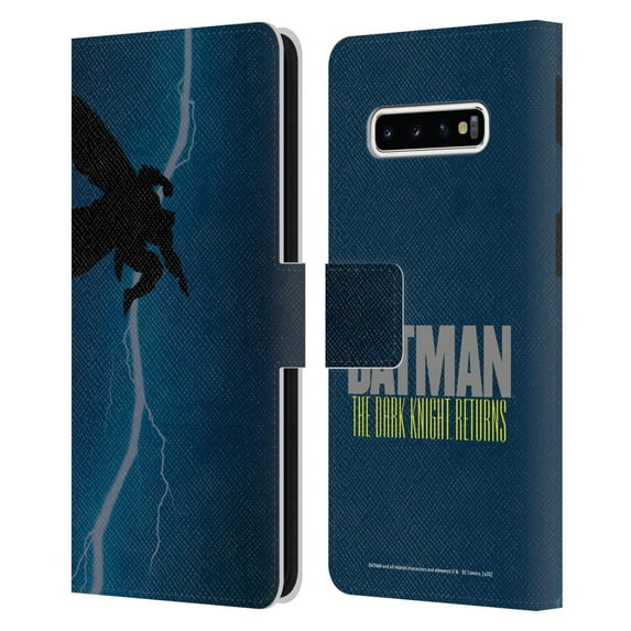 Head Case Designs Officially Licensed Batman DC Comics Famous Comic Book Covers The Dark Knight Returns Leather Book Case Compatible with Samsung Galaxy S10+ / S10 Plus