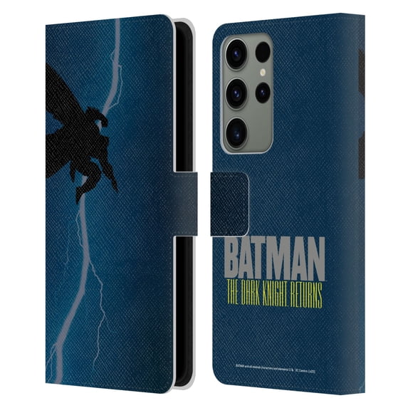 Head Case Designs Officially Licensed Batman DC Comics Famous Comic Book Covers The Dark Knight Returns Leather Book Case Compatible with Samsung Galaxy S23 Ultra 5G