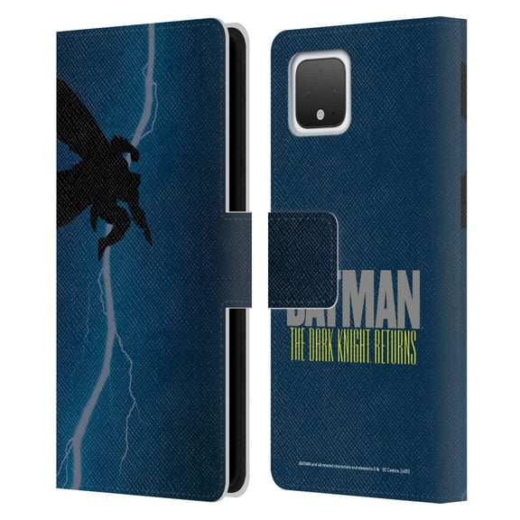 Head Case Designs Officially Licensed Batman DC Comics Famous Comic Book Covers The Dark Knight Returns Leather Book Wallet Case Cover Compatible with Google Pixel 4