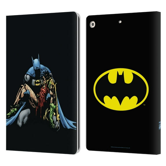 Head Case Designs Officially Licensed Batman DC Comics Famous Comic Book Covers Death In The Family Leather Book Case Compatible with Apple iPad 10.2 2019/2020/2021