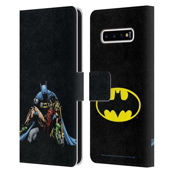 Head Case Designs Officially Licensed Batman DC Comics Famous Comic Book Covers Death In The Family Leather Book Case Compatible with Samsung Galaxy S10+ / S10 Plus