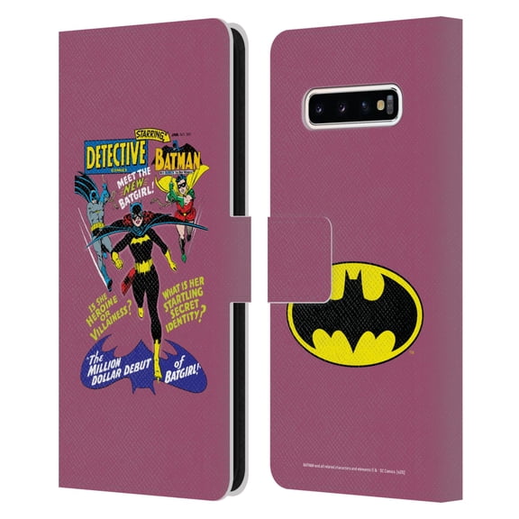 Head Case Designs Officially Licensed Batman DC Comics Famous Comic Book Covers Detective Comics 359 Leather Book Case Compatible with Samsung Galaxy S10+ / S10 Plus