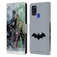 thumbnail image 1 of Head Case Designs Officially Licensed Batman DC Comics Famous Comic Book Covers Hush Leather Book Wallet Case Cover Compatible with Samsung Galaxy A21s (2020), 1 of 6