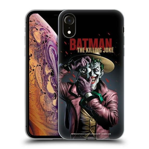 Head Case Designs Officially Licensed Batman DC Comics Famous Comic Book Covers Joker The Killing Joke Soft Gel Case Compatible with Apple iPhone XR