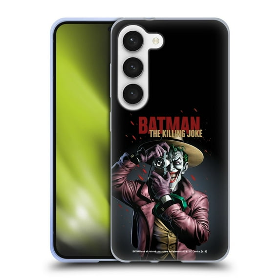 Head Case Designs Officially Licensed Batman DC Comics Famous Comic Book Covers Joker The Killing Joke Soft Gel Case Compatible with Samsung Galaxy S23 5G