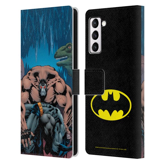 Head Case Designs Officially Licensed Batman DC Comics Famous Comic Book Covers Knightfall Volume One Leather Book Wallet Case Compatible with Samsung Galaxy S21+ 5G