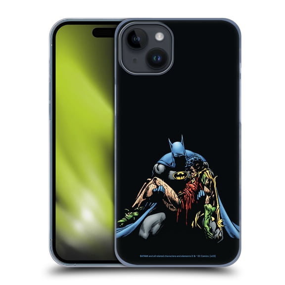 Head Case Designs Officially Licensed Batman DC Comics Famous Comic Book Covers Robin Death In The Family Hard Back Case Compatible with Apple iPhone 15 Plus