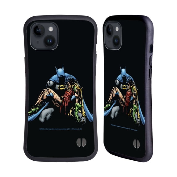 Head Case Designs Officially Licensed Batman DC Comics Famous Comic Book Covers Robin Death In The Family Hybrid Case Compatible with Apple iPhone 15 Plus