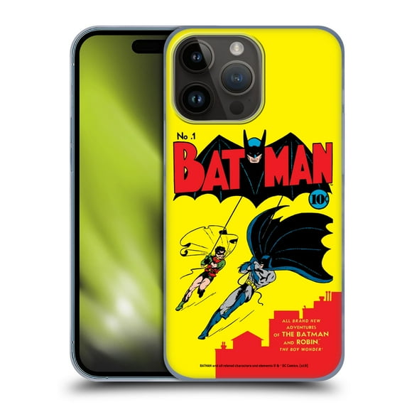 Head Case Designs Officially Licensed Batman DC Comics Famous Comic Book Covers Robin Number 1 Hard Back Case Compatible with Apple iPhone 15 Pro Max
