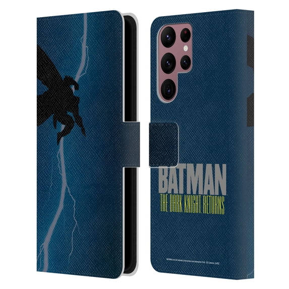 Head Case Designs Officially Licensed Batman DC Comics Famous Comic Book Covers The Dark Knight Returns Leather Book Case Compatible with Samsung Galaxy S22 Ultra 5G