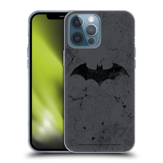 Head Case Designs Officially Licensed Batman DC Comics Hush Logo Distressed Soft Gel Case Compatible with Apple iPhone 13 Pro Max