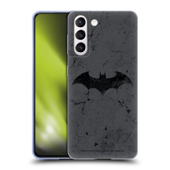 Head Case Designs Officially Licensed Batman DC Comics Hush Logo Distressed Soft Gel Case Compatible with Samsung Galaxy S21 5G
