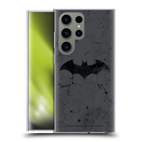 Head Case Designs Officially Licensed Batman DC Comics Hush Logo Distressed Soft Gel Case Compatible with Samsung Galaxy S23 Ultra 5G
