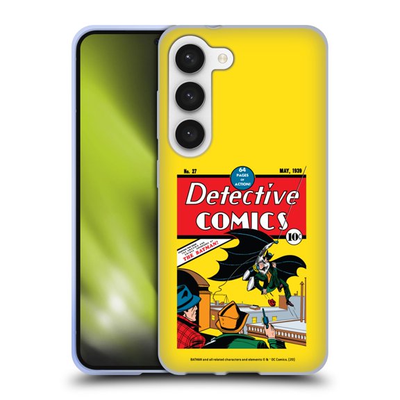 Head Case Designs Officially Licensed Batman DC Comics Iconic Comic Book Costumes First Appearance Detective Soft Gel Case Compatible with Samsung Galaxy S23 5G