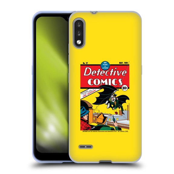 Head Case Designs Officially Licensed Batman DC Comics Iconic Comic Book Costumes First Appearance Detective Soft Gel Case Compatible with LG K22