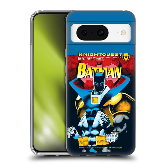 Head Case Designs Officially Licensed Batman DC Comics Iconic Comic Book Costumes Knightquest Soft Gel Case Compatible with Google Pixel 8