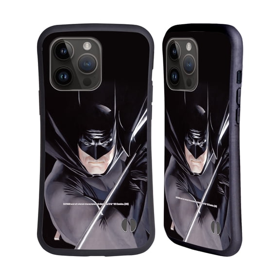 Head Case Designs Officially Licensed Batman DC Comics Iconic Comic Book Costumes Mythology Hybrid Case Compatible with Apple iPhone 15 Pro Max