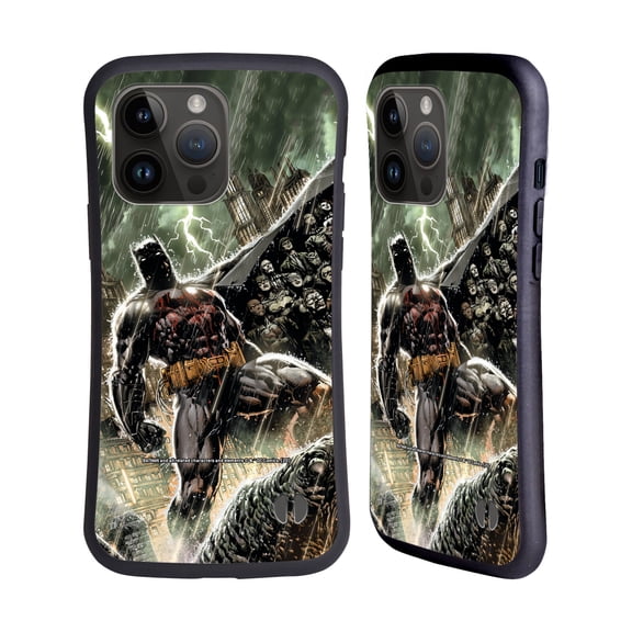 Head Case Designs Officially Licensed Batman DC Comics Iconic Comic Book Costumes New 52 Bat family Hybrid Case Compatible with Apple iPhone 15 Pro Max