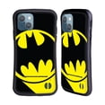 thumbnail image 1 of Head Case Designs Officially Licensed Batman DC Comics Logos Bat Signal Hybrid Case Compatible with Apple iPhone 13, 1 of 7