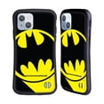 thumbnail image 1 of Head Case Designs Officially Licensed Batman DC Comics Logos Bat Signal Hybrid Case Compatible with Apple iPhone 14, 1 of 7