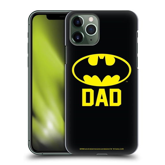 Head Case Designs Officially Licensed Batman DC Comics Logos Batdad Hard Back Case Compatible with Apple iPhone 11 Pro