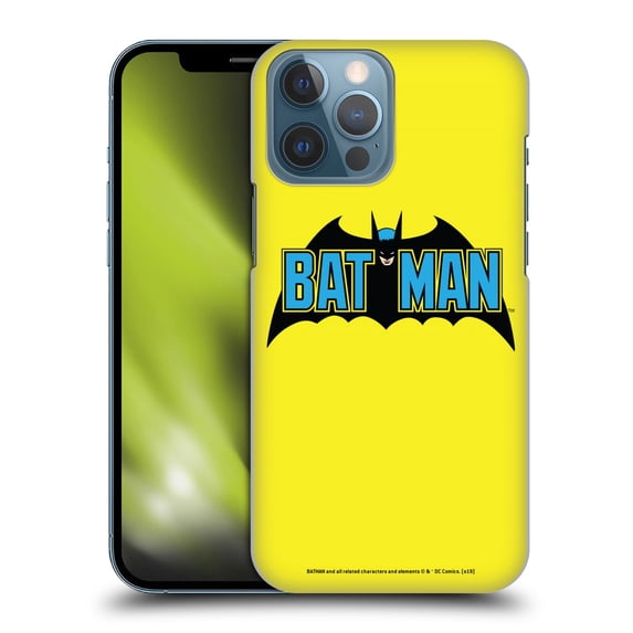 Head Case Designs Officially Licensed Batman DC Comics Logos Classic 2 Hard Back Case Compatible with Apple iPhone 13 Pro Max