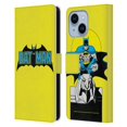 thumbnail image 1 of Head Case Designs Officially Licensed Batman DC Comics Logos Classic 2 Leather Book Wallet Case Cover Compatible with Apple iPhone 14 Plus, 1 of 6