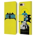 thumbnail image 1 of Head Case Designs Officially Licensed Batman DC Comics Logos Classic 2 Leather Book Wallet Case Cover Compatible with Apple iPhone 7 Plus / iPhone 8 Plus, 1 of 6