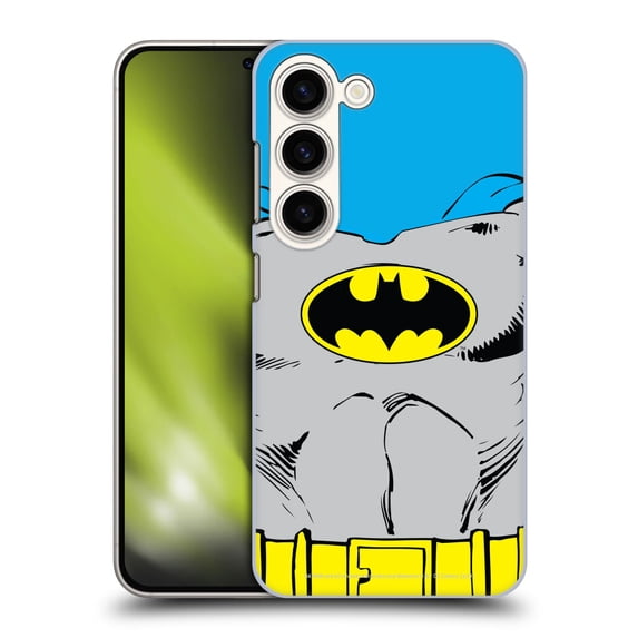 Head Case Designs Officially Licensed Batman DC Comics Logos Classic Costume Hard Back Case Compatible with Samsung Galaxy S23 5G