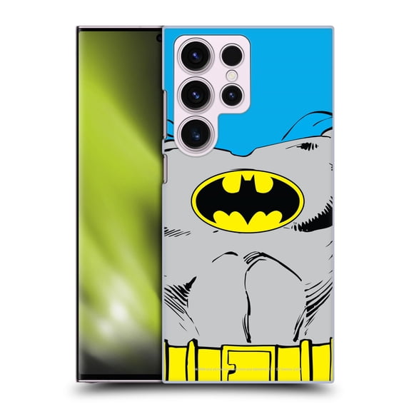 Head Case Designs Officially Licensed Batman DC Comics Logos Classic Costume Hard Back Case Compatible with Samsung Galaxy S23 Ultra 5G