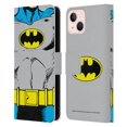 thumbnail image 1 of Head Case Designs Officially Licensed Batman DC Comics Logos Classic Costume Leather Book Wallet Case Cover Compatible with Apple iPhone 13, 1 of 6