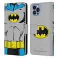 thumbnail image 1 of Head Case Designs Officially Licensed Batman DC Comics Logos Classic Costume Leather Book Wallet Case Cover Compatible with Apple iPhone 14, 1 of 6