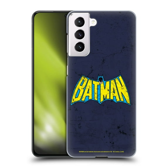 Head Case Designs Officially Licensed Batman DC Comics Logos Classic Distressed Look Hard Back Case Compatible with Samsung Galaxy S21 5G