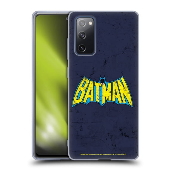 Head Case Designs Officially Licensed Batman DC Comics Logos Classic Distressed Look Soft Gel Case Compatible with Samsung Galaxy S20 FE / 5G