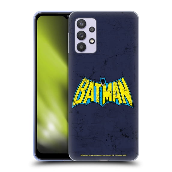 Head Case Designs Officially Licensed Batman DC Comics Logos Classic Distressed Look Soft Gel Case Compatible with Samsung Galaxy A32 5G / M32 5G (2021)