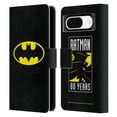 thumbnail image 1 of Head Case Designs Officially Licensed Batman DC Comics Logos Classic Leather Book Wallet Case Cover Compatible with Google Pixel 8, 1 of 6
