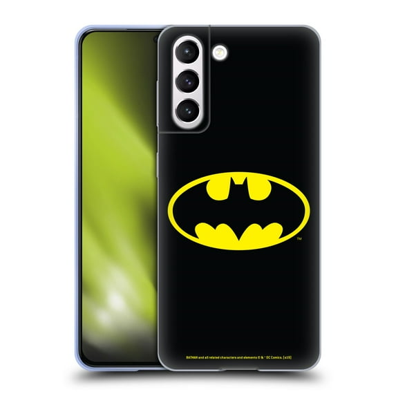 Head Case Designs Officially Licensed Batman DC Comics Logos Classic Soft Gel Case Compatible with Samsung Galaxy S21 5G