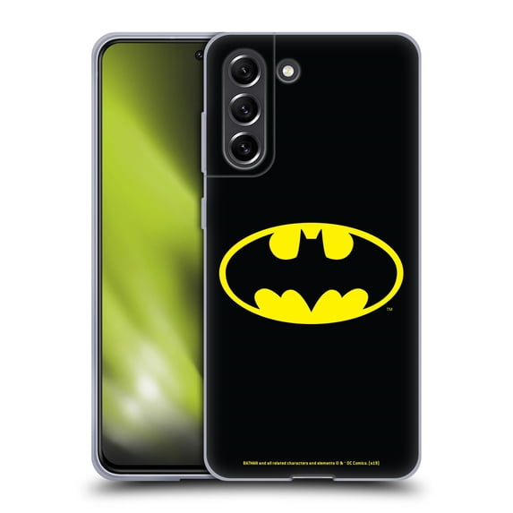 Head Case Designs Officially Licensed Batman DC Comics Logos Classic Soft Gel Case Compatible with Samsung Galaxy S21 FE 5G