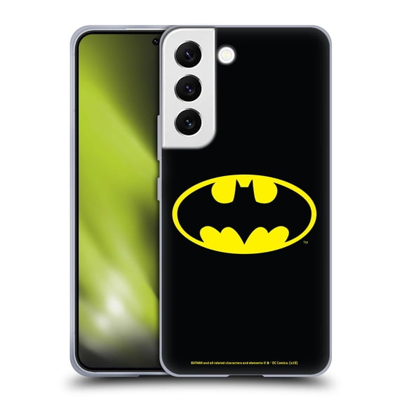 Head Case Designs Officially Licensed Batman DC Comics Logos Classic Soft Gel Case Compatible with Samsung Galaxy S22 5G
