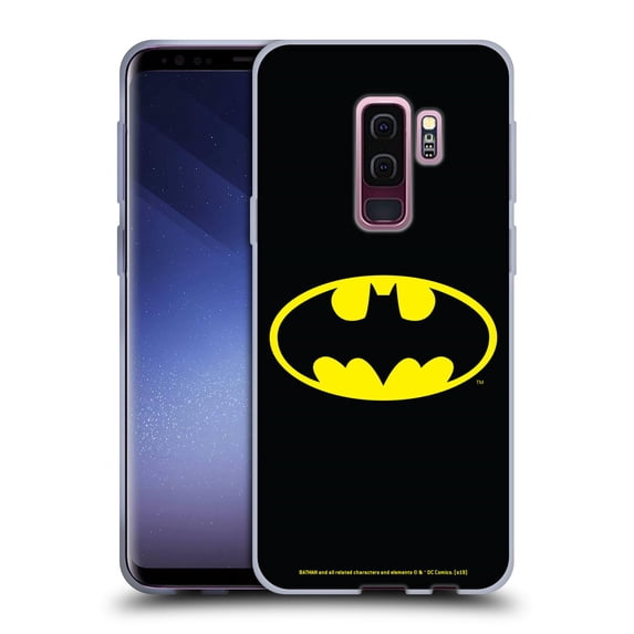 Head Case Designs Officially Licensed Batman DC Comics Logos Classic Soft Gel Case Compatible with Samsung Galaxy S9+ / S9 Plus