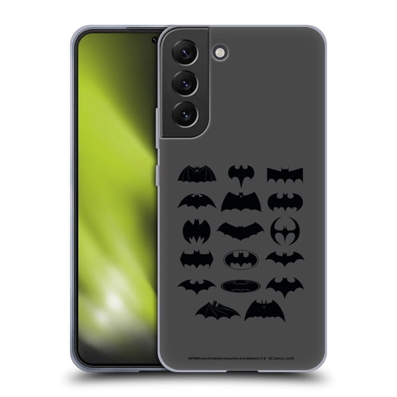 Head Case Designs Officially Licensed Batman DC Comics Logos Comic Soft Gel Case Compatible with Samsung Galaxy S22+ 5G