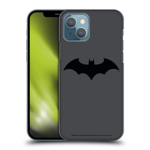 Head Case Designs Officially Licensed Batman DC Comics Logos Hush Hard Back Case Compatible with Apple iPhone 13