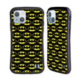 thumbnail image 1 of Head Case Designs Officially Licensed Batman DC Comics Logos Patterns Hybrid Case Compatible with Apple iPhone 14, 1 of 7