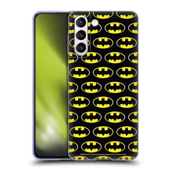 Head Case Designs Officially Licensed Batman DC Comics Logos Patterns Soft Gel Case Compatible with Samsung Galaxy S21 5G